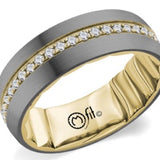 Eternity Diamond & Tantalum Band by MFit