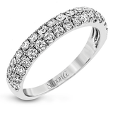 1.00TCW Double Row Diamond Band by Simon G