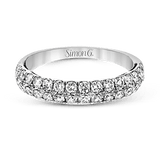 1.00TCW Double Row Diamond Band by Simon G