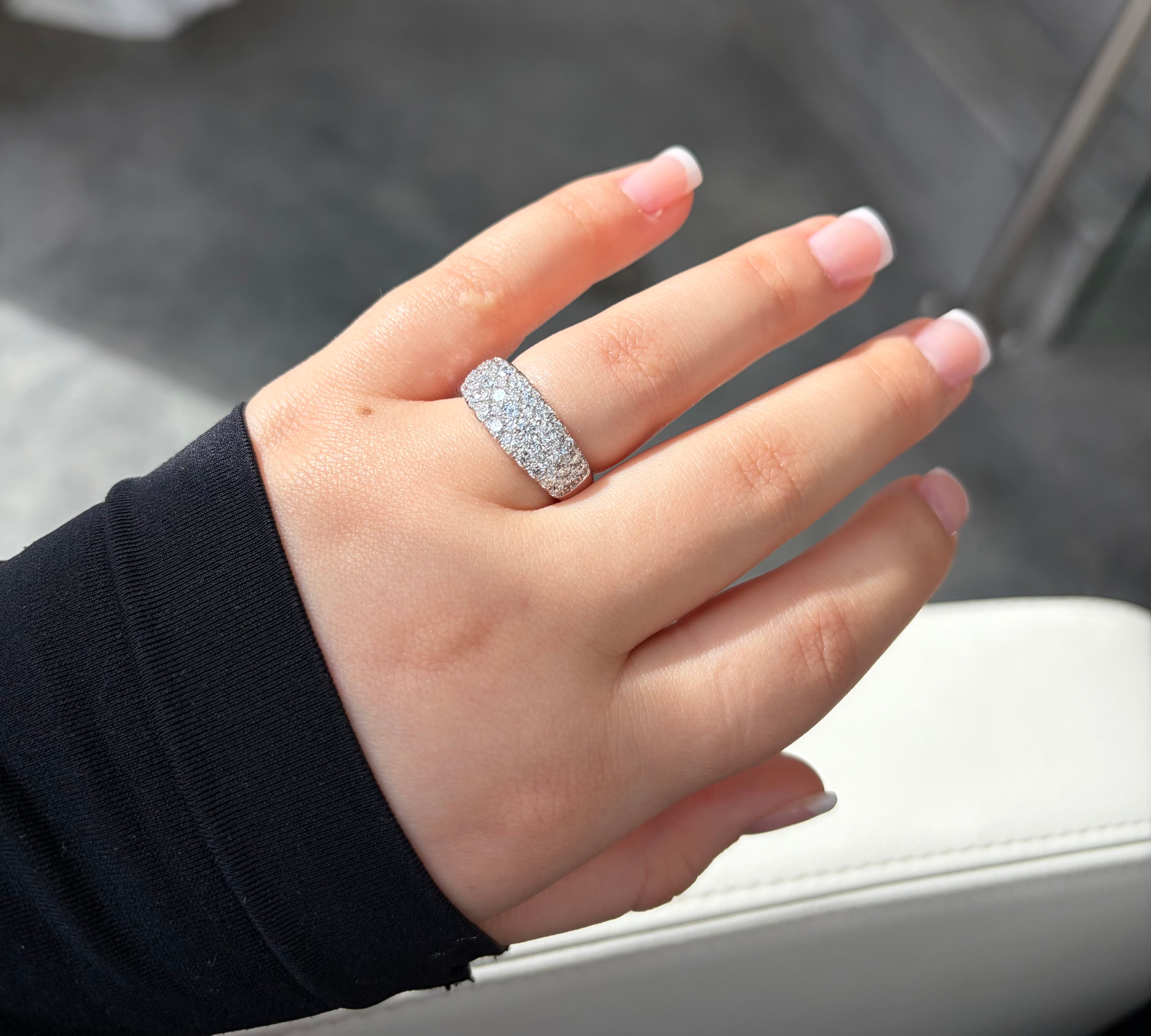 1.95TCW Wide Diamond Band by Simon G