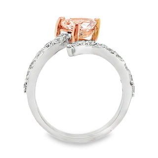Lab Grown Pink Diamond Ring