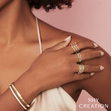 Bezel Set Diamond Band by Shy Creation