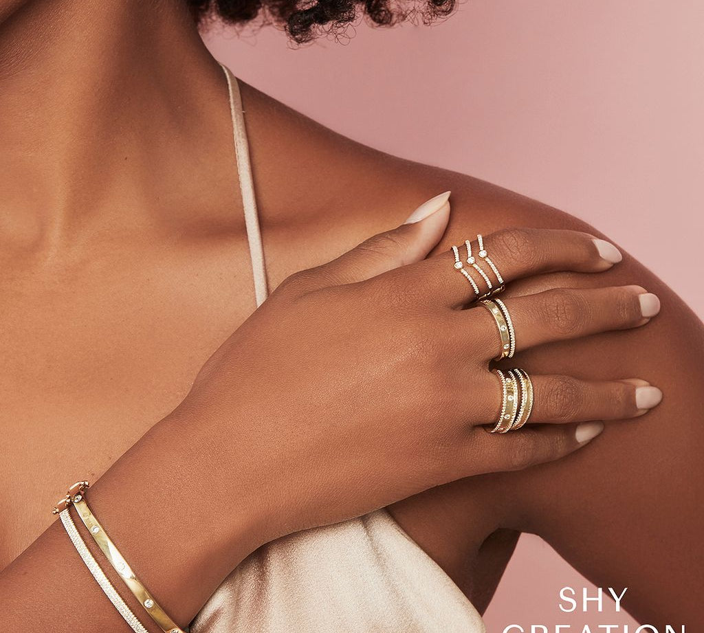 Bezel Set Diamond Band by Shy Creation