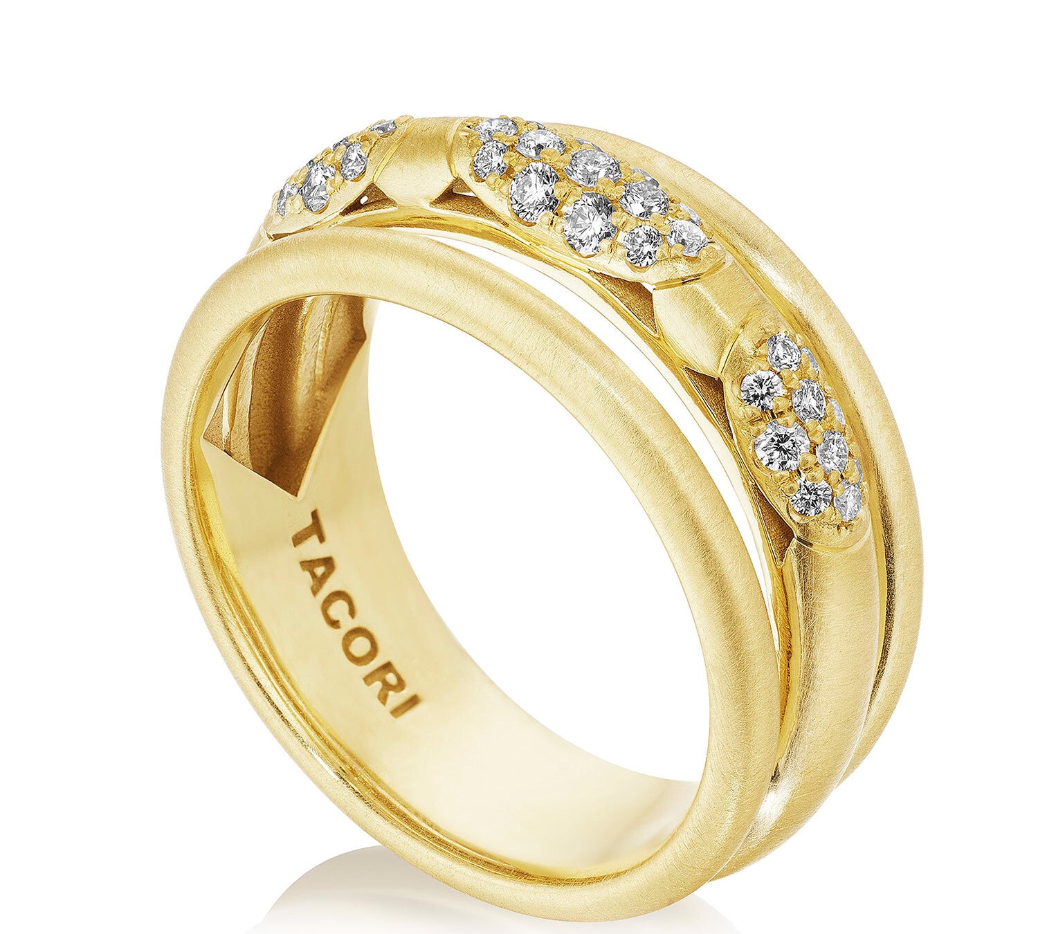 Crescent Stacked Ring by Tacori