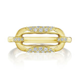 Crescent Eclipse Link Diamond Ring by Tacori