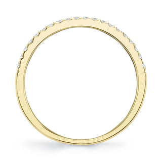Double Row Diamond Ring by Shy Creation