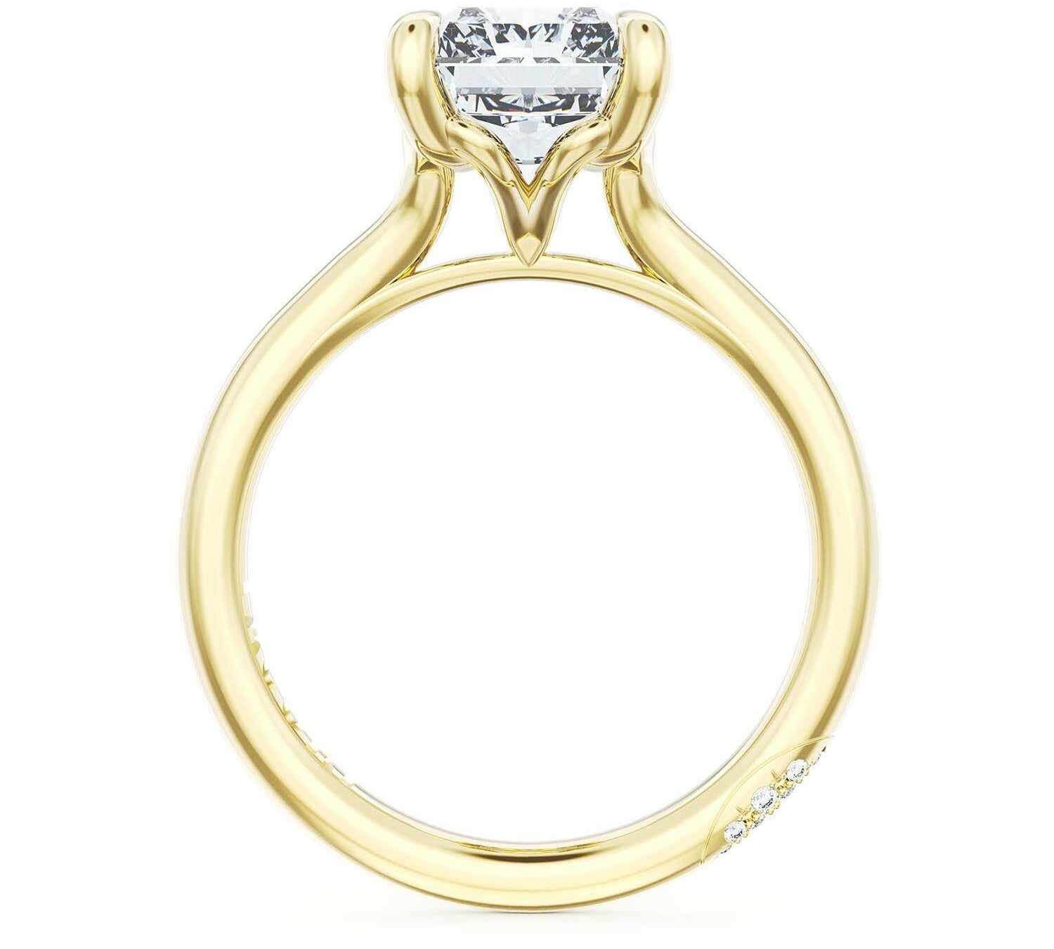 Radiant Cut Founders Solitaire Ring by Tacori
