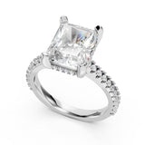 Radiant Underhalo Ring Setting by Noam Carver