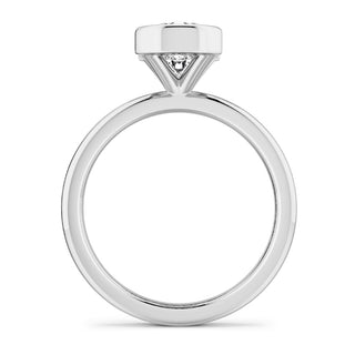 Half Bezel Solitaire Ring Setting by Noam Carver