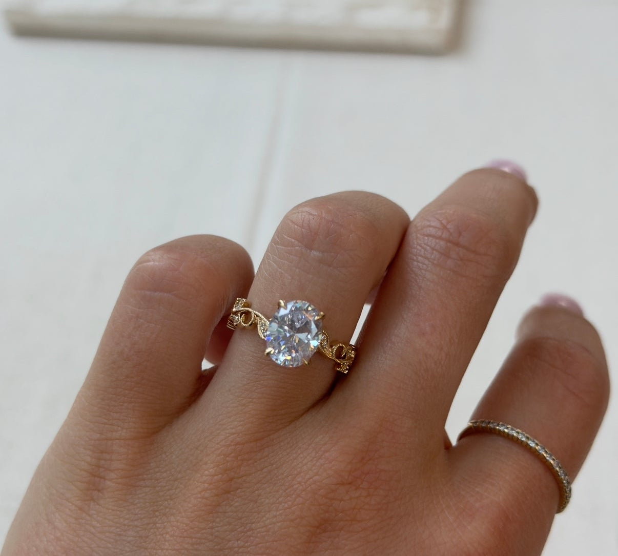 Oval Ring Setting by Noam Carver