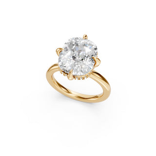 Elongated Cushion Ring Setting by Noam Carver