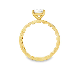 Luna Solitaire Ring Setting by Noam Carver