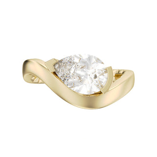 Luna East-West Curved Ring Setting by Noam Carver
