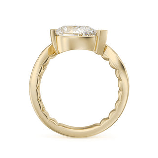 Luna East-West Curved Ring Setting by Noam Carver