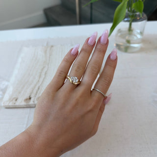 Luna East-West Curved Ring Setting by Noam Carver