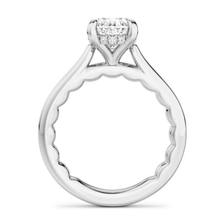 Luna Hidden Halo Ring Setting by Noam Carver
