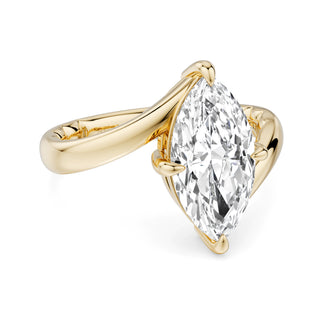 Luna Twist Ring Setting by Noam Carver