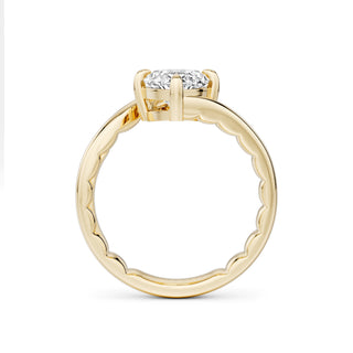 Luna Twist Ring Setting by Noam Carver