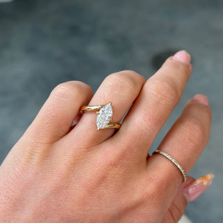 Luna Twist Ring Setting by Noam Carver