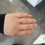 Pear Sides Diamond Ring Setting by Simon G
