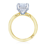 Simply Tacori Oval Ring Setting by Tacori