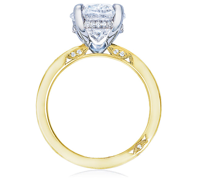 Simply Tacori Oval Ring Setting by Tacori