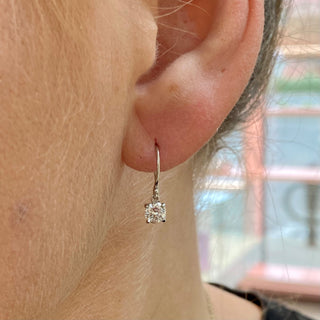 .82TCW Diamond Drop Earrings