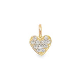 Lab Grown Diamond Heart Charm