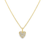 Lab Grown Diamond Heart Charm