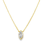 Marquise Lab Grown Diamond Necklace