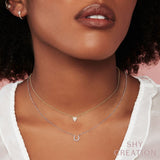 Diamond Horseshoe Necklace by Shy Creation