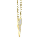 Pave Heart Necklace by Shy Creation