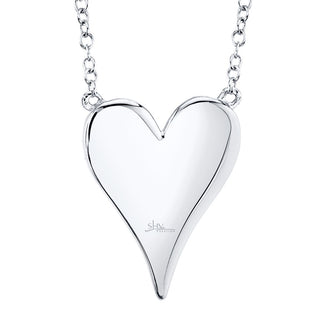 Diamond Pave Heart Necklace