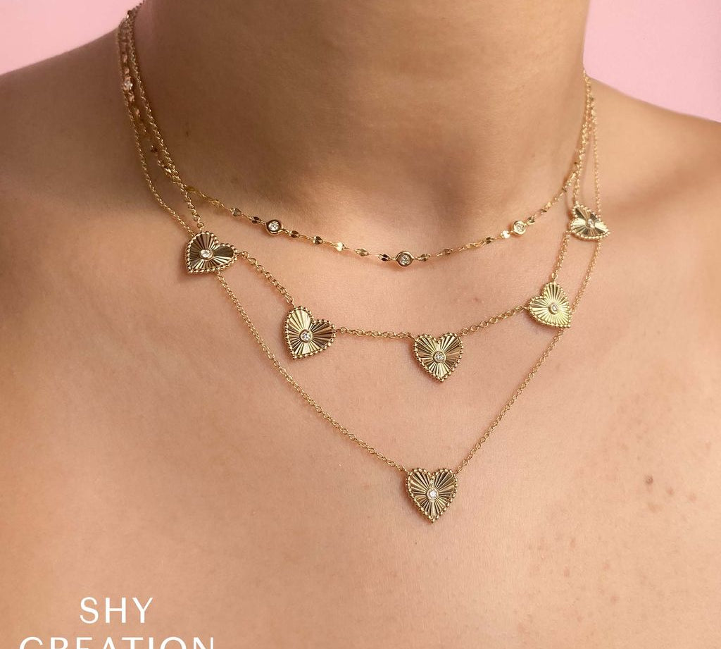 18" Diamonds by the Yard Necklace by Shy Creation