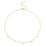 Diamond Station Necklace by Shy Creation