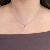 Diamond Anchor Necklace by Shy Creation