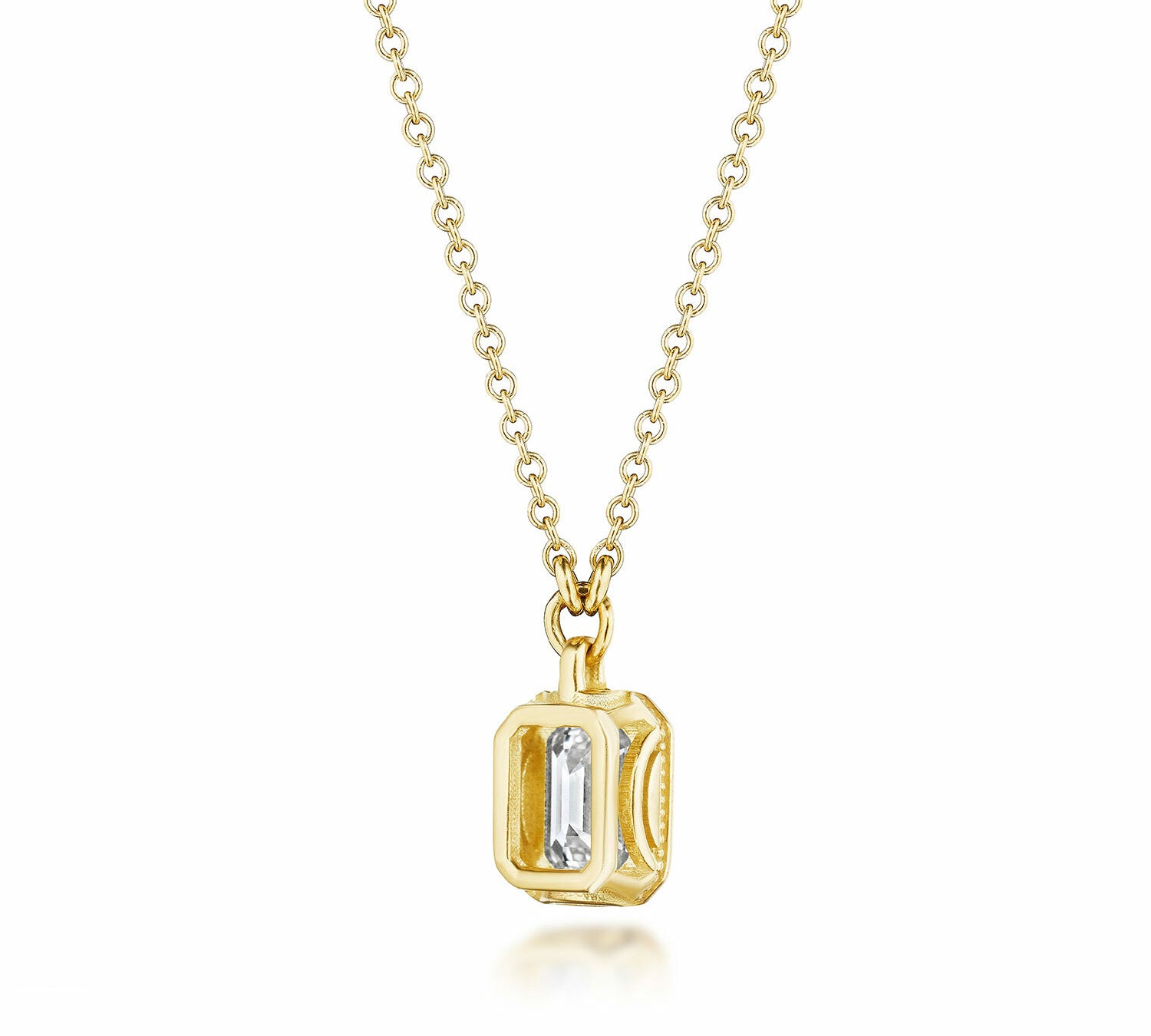 Allure Lab Grown Diamond Bezel Set Necklace by Tacori