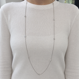 Diamond Station Necklace by Simon G