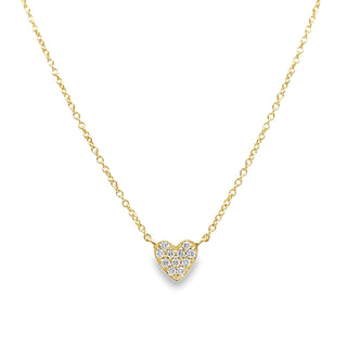 Dainty Lab Grown Diamond Heart Necklace