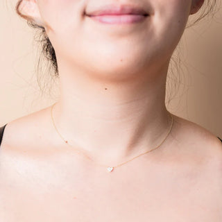 Dainty Lab Grown Diamond Heart Necklace