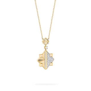 Guilloché Diamond Necklace by Birks