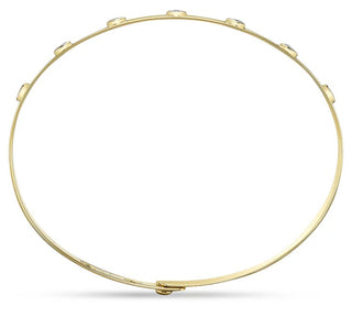 Bezel Diamond Adjustable Bangle by Shy Creation