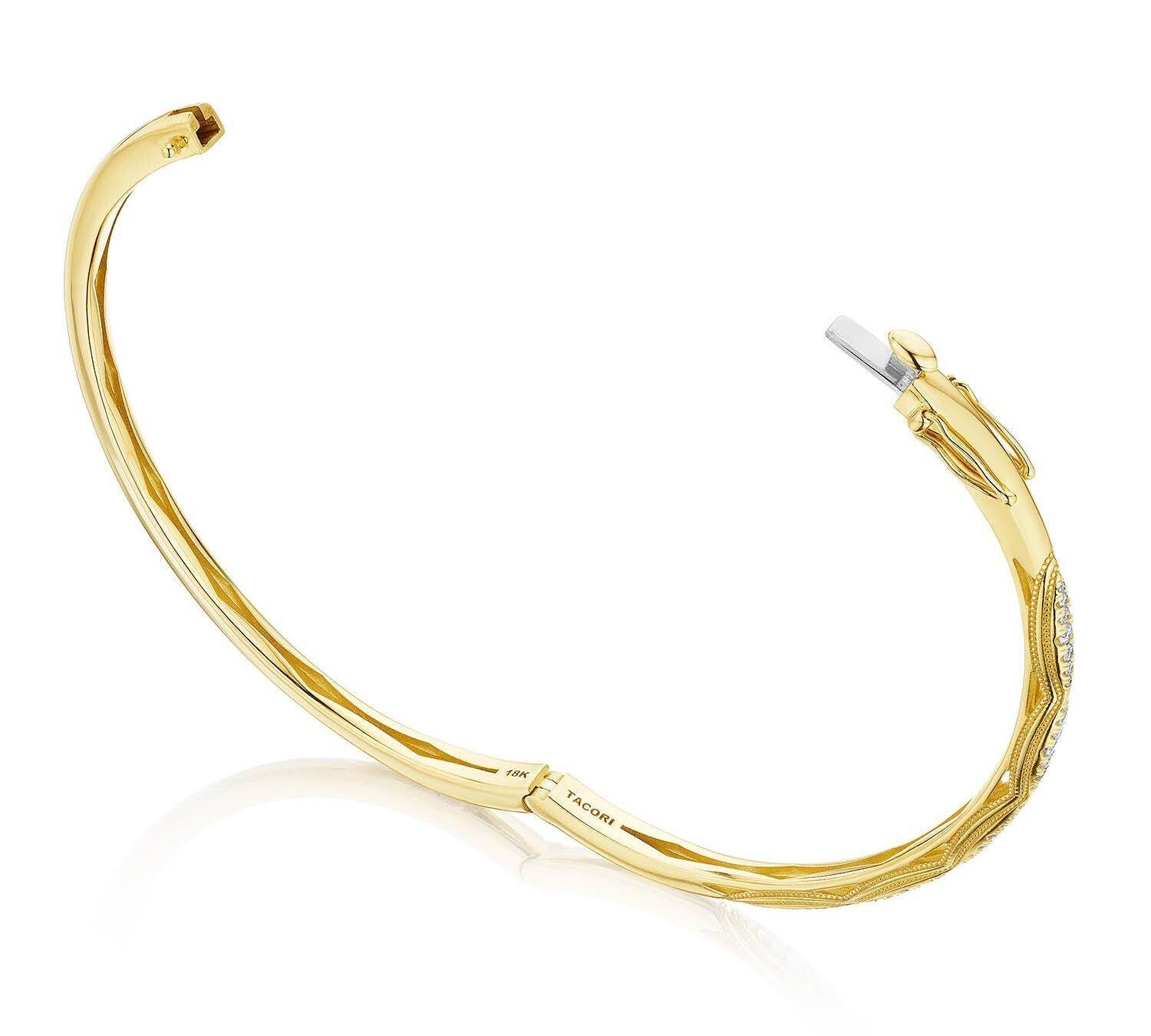 Crescent Eclipse Diamond Bangle by Tacori
