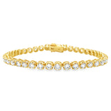 4.25TCW Lab Grown Diamond Tennis Bracelet