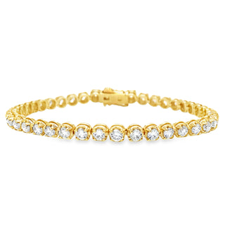 4.25TCW Lab Grown Diamond Tennis Bracelet