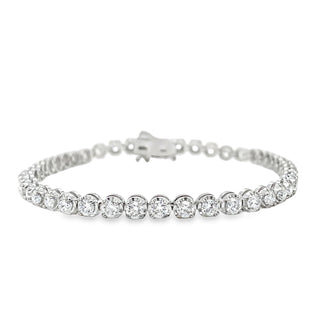 3.71TCW Lab Grown Diamond Tennis Bracelet