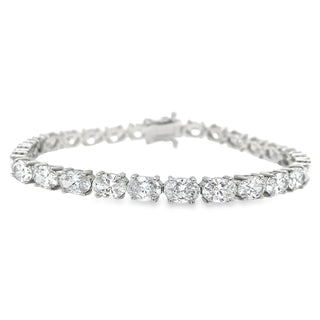 10.91TCW Lab Grown Diamond Tennis Bracelet