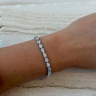 10.91TCW Lab Grown Diamond Tennis Bracelet