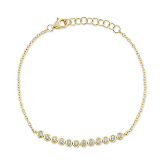 Bezel Set Diamond Bracelet by Shy Creation