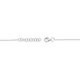 White Gold Crown Set Diamond Bracelet by Shy Creation